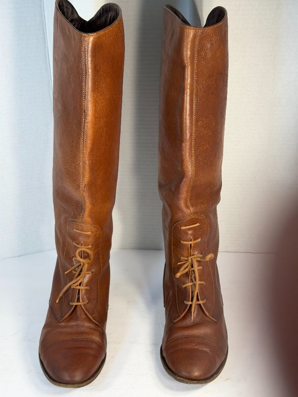 Women's Brown Leather Boots size 10